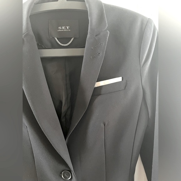 SET Perfect classic midnight blue blazer - Picture 4 of 7